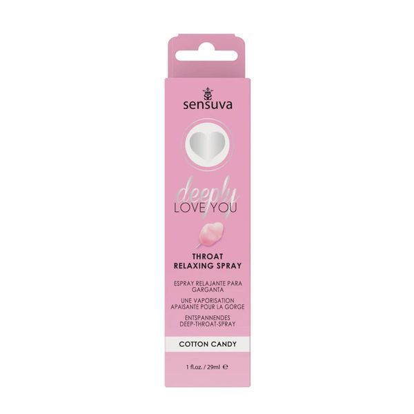 Спрей для мінету Sensuva Deeply Love You Cotton Candy (29 мл), для глибокого мінету SO9818 фото - купити в секс-шопі Чорний Кролик