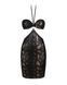 Сукня під зміїну шкіру Obsessive Vivianty dress M/L, чорна SO7314 фото 5