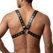 Чоловіча портупея Art of Sex - Spartacus, натуральна шкіра, колір чорний, розмір L-2XL SX3459 фото 2