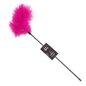 Лоскітка з пером індика Art of Sex &ndash; Feather Paddle, темно-рожева SO6617 фото - купити в секс-шопі Чорний Кролик