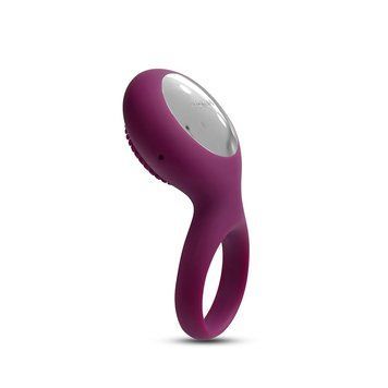 Ерекційне кільце з вібрацією Svakom Tyler Violet SO4834 фото - купити в секс-шопі Чорний Кролик