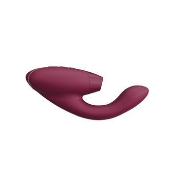 Подвійний вакуумний кліторальний стимулятор Womanizer Duo 2 - Bordeaux, незалежні мотори SO8755 фото - купити в секс-шопі Чорний Кролик