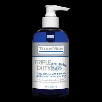 Густа змазка для фістингу Doc Johnson TitanMen - Triple Duty (240 г) SO2813 фото - купити в секс-шопі Чорний Кролик