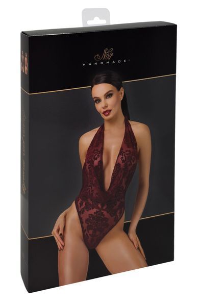 Боді Noir Handmade F386 Kink Royal cascade bodysuit M SX4169 фото - купити в секс-шопі Чорний Кролик