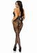 Leg Avenue Rhinestone Lace and Net Bodystocking OS Black SO7889 фото 5