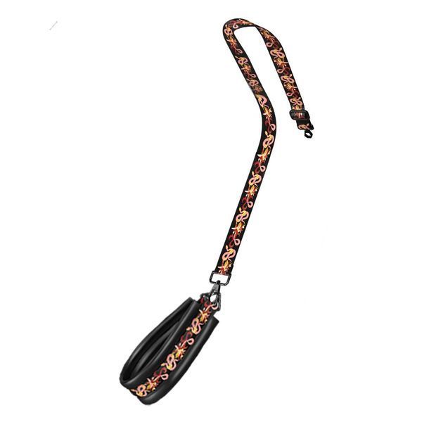 БДСМ-набір LOCKINK The Flowering Serpent Bondage Set, чорний, з малюнком у вигляді змій, 7 предметів SX0901 фото - купити в секс-шопі Чорний Кролик