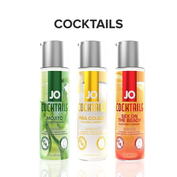 Лубрикант на водній основі System JO Cocktails - Mojito без цукру, рослинний гліцерин (60 мл) SO6157 фото - купити в секс-шопі Чорний Кролик
