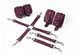 Набір для БДСМ Feral Feelings BDSM Kit 3 Burgundy, наручники, поножі, хрестовина SO8271 фото 1