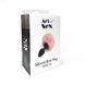 Силіконова анальна пробка М Art of Sex - Silicone Bunny Tails Butt plug Black, діаметр 3,5 см SO6694 фото 2