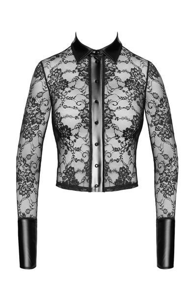 Блуза Noir Handmade F377 Noirelle Lace Button-up Shirt M SX4120 фото - купити в секс-шопі Чорний Кролик
