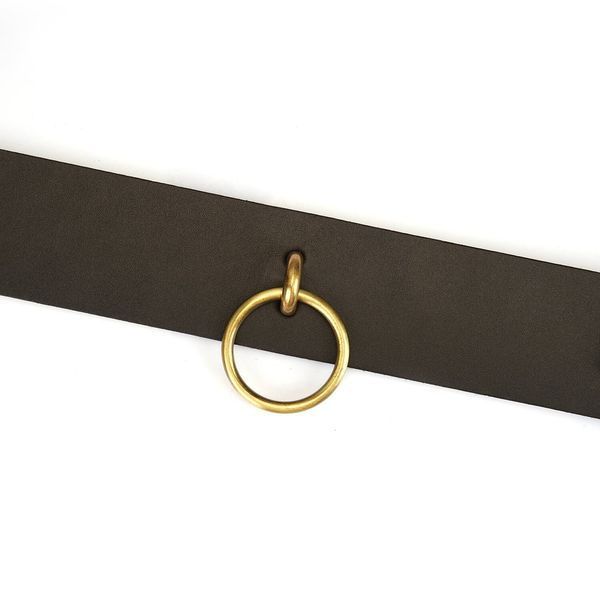 Нашийник з повідцем Liebe Seele Samurai Collar and Leash SX2816 фото - купити в секс-шопі Чорний Кролик
