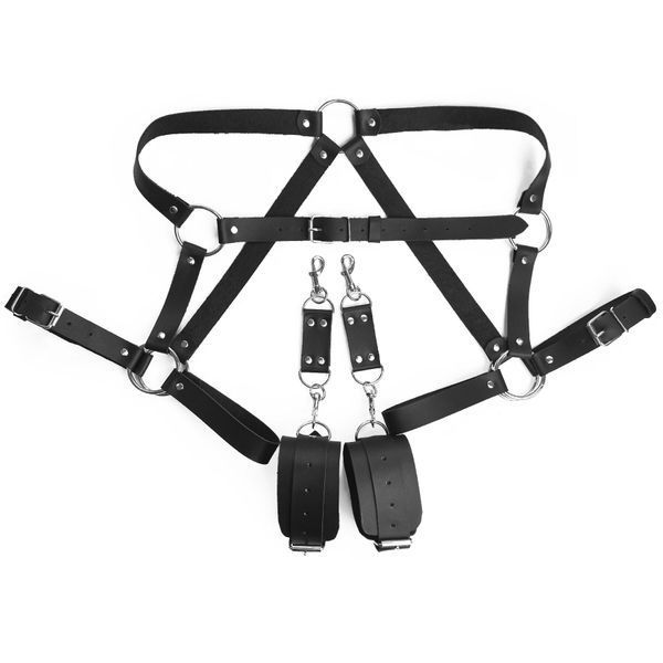 Бондажний набір Art of Sex - Bondage set Anasteisha, чорний, XS-M SO6696 фото - купити в секс-шопі Чорний Кролик