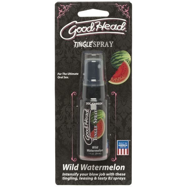 Спрей для мінету Doc Johnson GoodHead Tingle Spray - Watermelon (29 мл) зі стимулювальним ефектом SO3493 фото - купити в секс-шопі Чорний Кролик