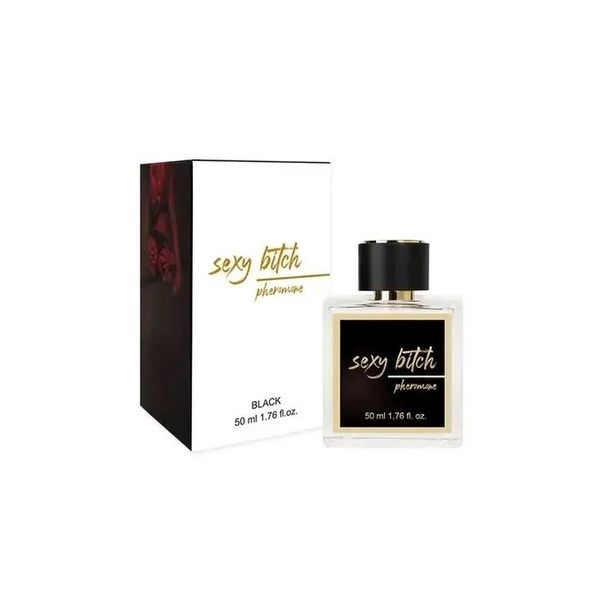 Парфумерна вода з феромонами унісекс SEXY BITCH BLACK Pheromone, 50 ml 91400157 фото - купити в секс-шопі Чорний Кролик