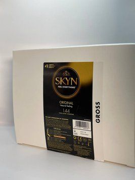 SKYN ORIGINAL БЕЗЛАТЕКСНІ ПРЕЗЕРВАТИВИ 144 ШТ SKYN-P13 фото - купити в секс-шопі Чорний Кролик