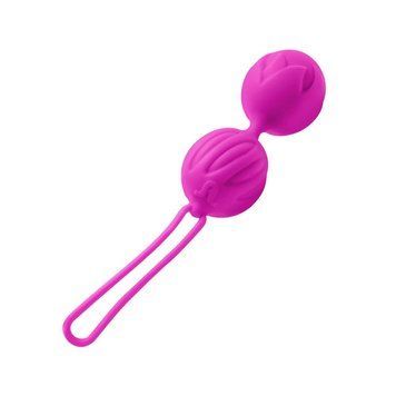 Вагінальні кульки Adrien Lastic Geisha Lastic Balls Mini Magenta (S), діаметр 3,4 см, вага 85 г AD40511 фото - купити в секс-шопі Чорний Кролик