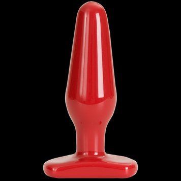 Анальна пробка Doc Johnson Red Boy - Medium 5.5 Inch, макс. діаметр 4 см SO1978 фото - купити в секс-шопі Чорний Кролик