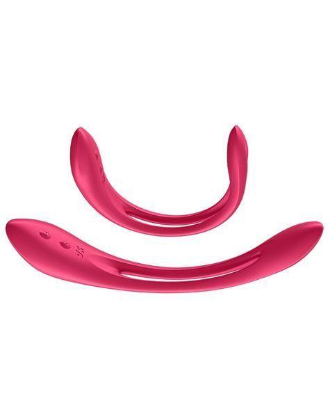 Універсальний гнучкий вібратор для пар Satisfyer Elastic Joy Red SO6128 фото - купити в секс-шопі Чорний Кролик
