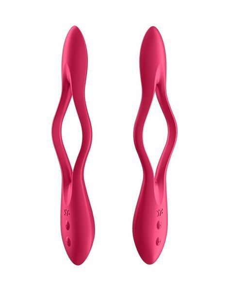 Універсальний гнучкий вібратор для пар Satisfyer Elastic Joy Red SO6128 фото - купити в секс-шопі Чорний Кролик