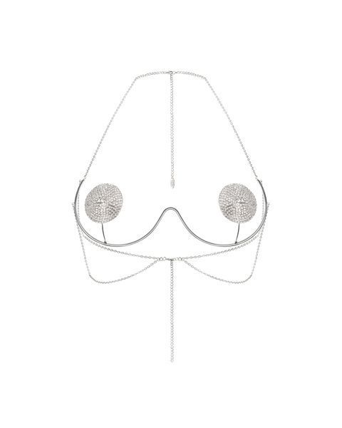 Прикраса на груди Obsessive Kisselie jewelry bra SX3602 фото - купити в секс-шопі Чорний Кролик