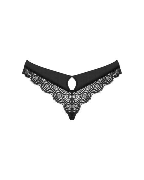 Трусики Obsessive Chemeris panties M/L SO9762 фото - купити в секс-шопі Чорний Кролик