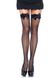 Панчохи-сітка з атласним бантиком Leg Avenue Fishnet Thigh Highs With Bow Black, one size SO7905 фото 1