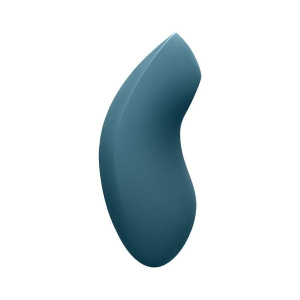 Вакуумний вібратор Satisfyer Vulva Lover 2 Blue SO6711 фото - купити в секс-шопі Чорний Кролик