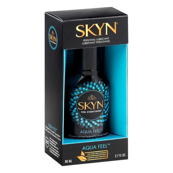 Лубрикант на водній основі SKYN Aqua Feel 80 мл, екстракт алое та вітамін Е SX2399 фото - купити в секс-шопі Чорний Кролик