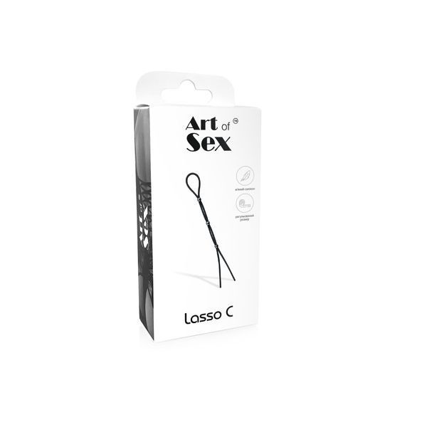 Ерекційне кільце Art of Sex - Lasso C, регульована тугість SO7452 фото - купити в секс-шопі Чорний Кролик