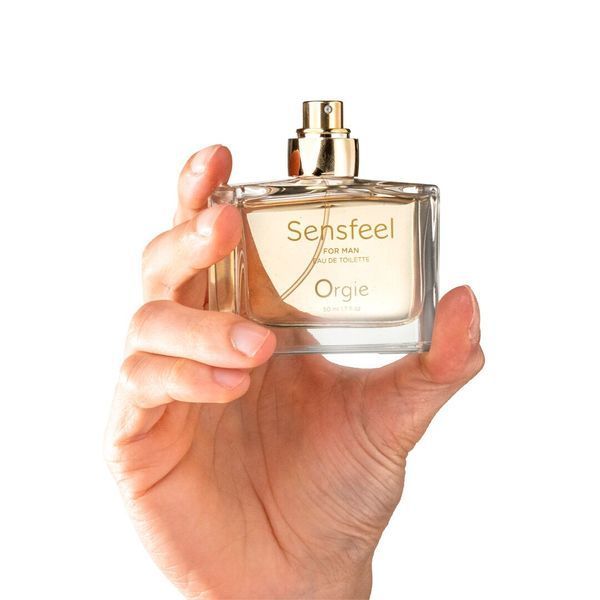 Чоловічі парфуми з феромонами Orgie &ndash; Sensfeel for Man (50 мл), цитрусово-деревний аромат SX1539 фото - купити в секс-шопі Чорний Кролик