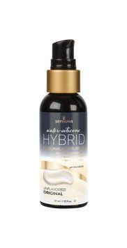 Змазка водно-силіконова Sensuva Hybrid Formula (57 мл) без цукру, можна для оральних пестощів SO3239 фото - купити в секс-шопі Чорний Кролик