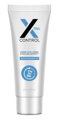 Крем пролонгуючий X-control cool cream for man, 40 ml 3035 фото - купити в секс-шопі Чорний Кролик