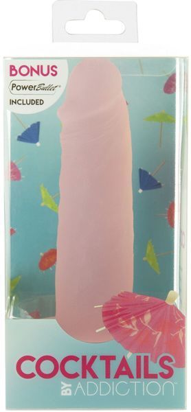 Фалоімітатор на присосці Cocktails by Addiction &ndash; Peach Bellini SX1300 фото - купити в секс-шопі Чорний Кролик
