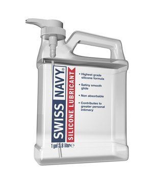 Лубрикант на силіконовій основі Swiss Navy Silicone 3,8 л SO5664 фото - купити в секс-шопі Чорний Кролик