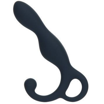 Масажер простати Lux Active LX1 Anal Trainer 5.75&Prime;, Dark Blue, віброкуля в комплекті SO6837 фото - купити в секс-шопі Чорний Кролик