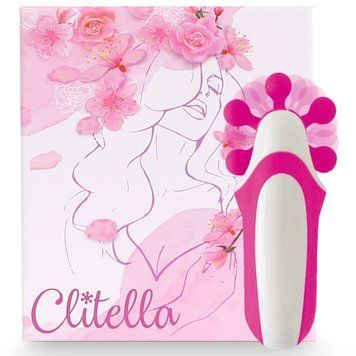 Стимулятор з імітацією оральних пестощів FeelzToys - Clitella Oral Clitoral Stimulator Pink SO5068 фото - купити в секс-шопі Чорний Кролик
