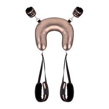 Набір для фіксації Rosy Gold - Neck and Leg Sling Restraint Set SX3910 фото - купити в секс-шопі Чорний Кролик