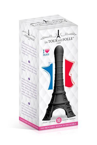 Вібратор La Tour Est Folle Paris Black SX2602 фото - купити в секс-шопі Чорний Кролик