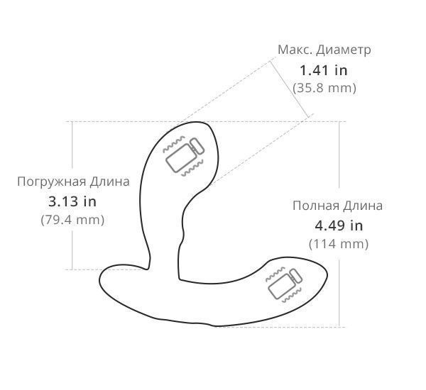 Смарт масажер простати Lovense Edge з регулюванням кута впливу SO4087 фото - купити в секс-шопі Чорний Кролик