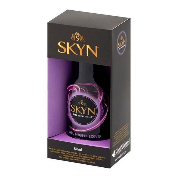 Лубрикант на силіконовій основі SKYN All Night Long 80 мл, чистий склад SX2400 фото - купити в секс-шопі Чорний Кролик