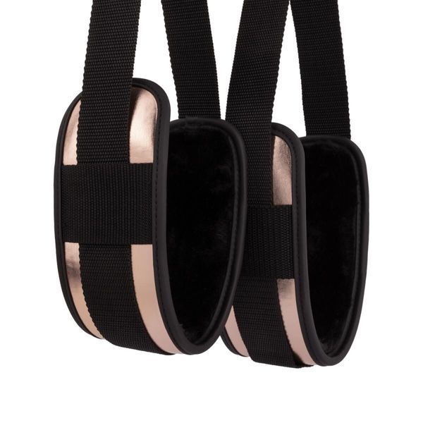 Набір для фіксації Rosy Gold - Neck and Leg Sling Restraint Set SX3910 фото - купити в секс-шопі Чорний Кролик