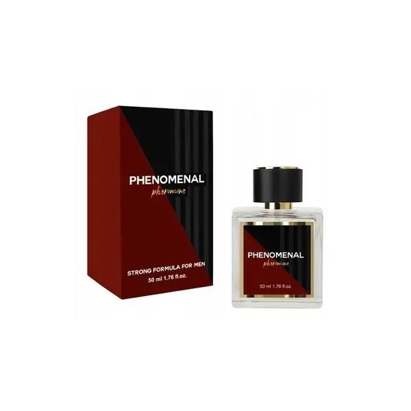 Парфумерна вода з феромонами для чоловіків PHENOMENAL Pheromone men, 50 ml 91400154 фото - купити в секс-шопі Чорний Кролик