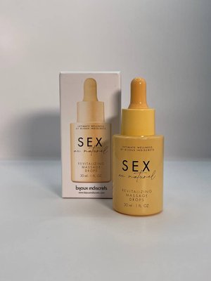 Відновлювальні краплі для інтимного масажу SLOW SEX by Bijoux Indiscrets Sex au Naturel — Revitalizing Intimate SO6632 фото