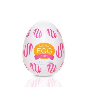 Мастурбатор-яйце Tenga Egg Curl з рельєфом із шишечок SO5498 фото - купити в секс-шопі Чорний Кролик