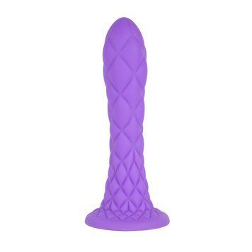 Фалоімітатор SilexD Fantasy Liquid Silicone Dreamy 7in Purple SX3433 фото - купити в секс-шопі Чорний Кролик