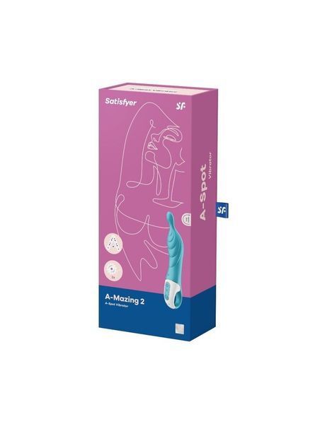 Вібратор для точки А Satisfyer A-Mazing 2 Grey SO6125 фото - купити в секс-шопі Чорний Кролик