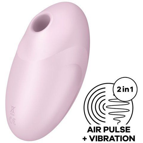 Вакуумний стимулятор Satisfyer Vulva Lover 3 Pink SO7782 фото - купити в секс-шопі Чорний Кролик