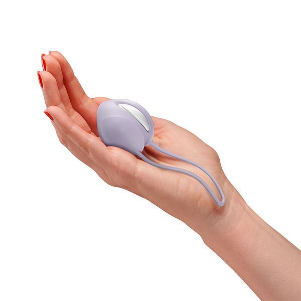 Вагінальна кулька Fun Factory SMARTBALL UNO Purple, одинарна, діаметр 3,6 см SX3663 фото - купити в секс-шопі Чорний Кролик
