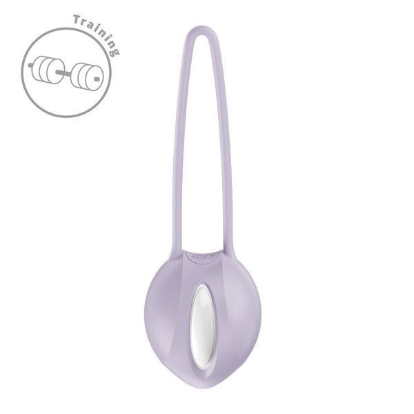 Вагінальна кулька Fun Factory SMARTBALL UNO Purple, одинарна, діаметр 3,6 см SX3663 фото - купити в секс-шопі Чорний Кролик