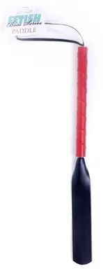 Шльопалка з колекції Fetish Boss Series - Spanking Red and Black (довжина 47 см, ширина 3,5 см), BS3300104 BS3300104 фото